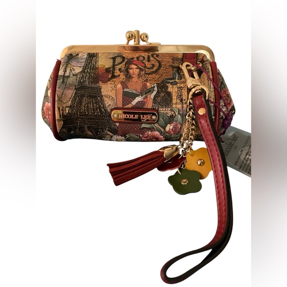 Nicole Lee Artistic Parisian Clutch with Charm - Picture 2 of 9